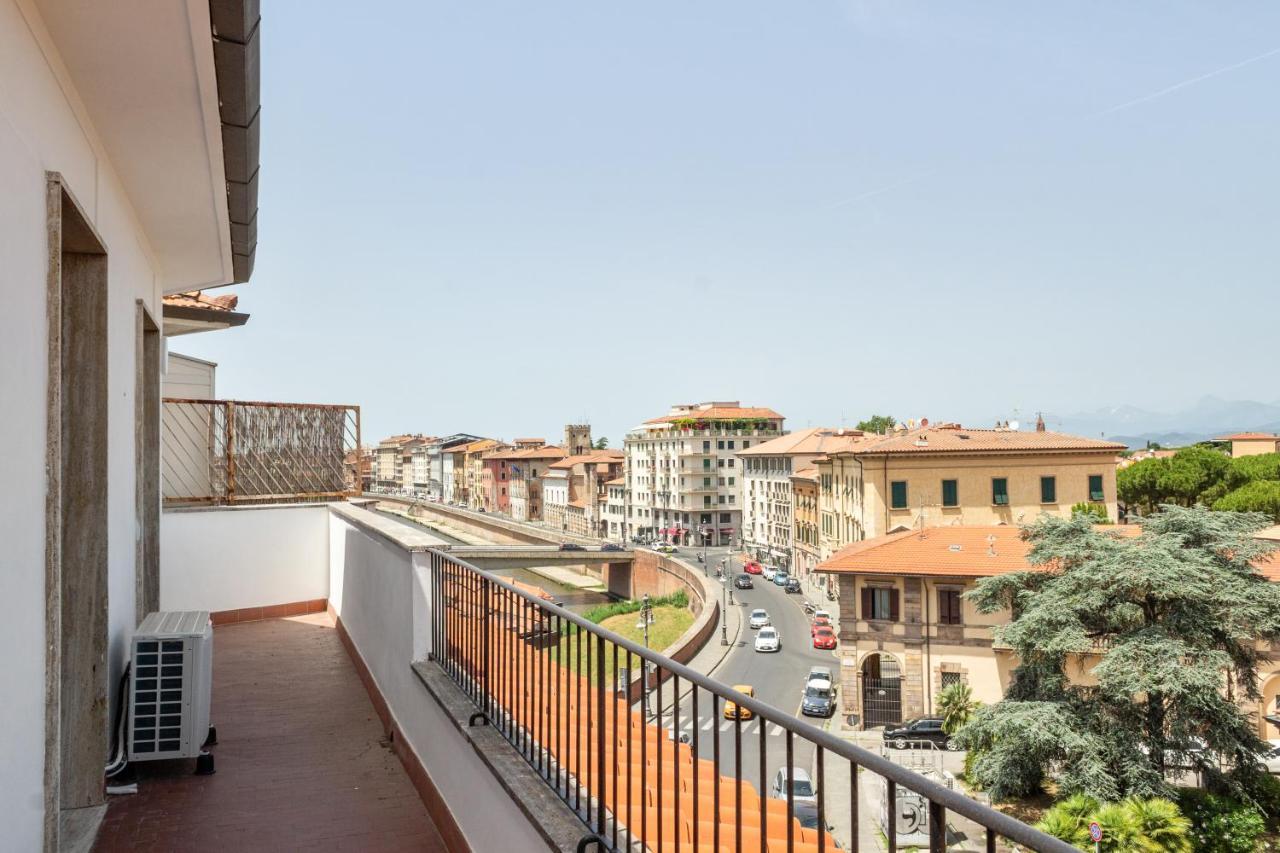 Апартаменты Modern Attics With Balconies And Panoramic View Пиза Экстерьер фото